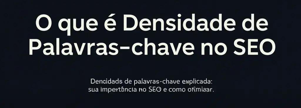 densidade de palavras-chave